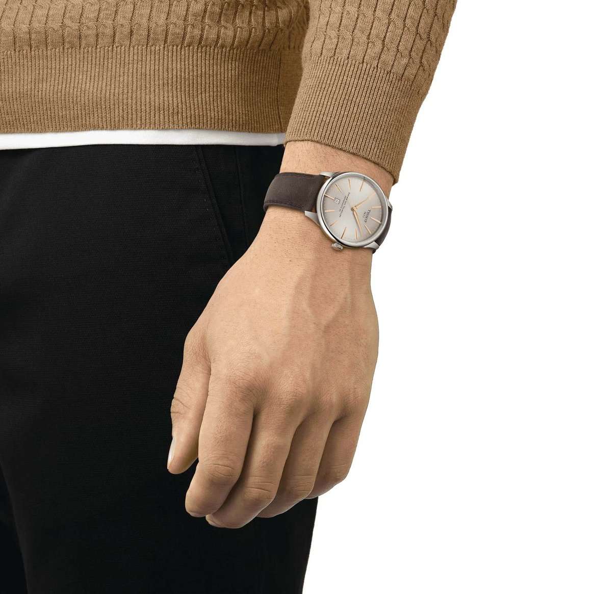 Tissot Tissot Chemin des Tourelles Powermatic 80 T139.407.16.261.00 Chemin des Tourelles - задняя крышка сталь металл корпуса, швейцария часы